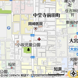 京都府京都市下京区小坂町16周辺の地図