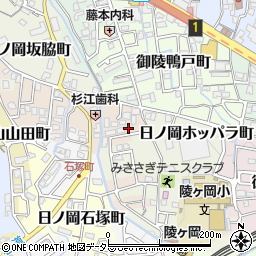 京都府京都市山科区日ノ岡ホッパラ町49-4周辺の地図