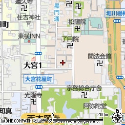京都府京都市下京区柿本町595-33周辺の地図