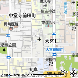 京都府京都市下京区丹波街道町302-15周辺の地図