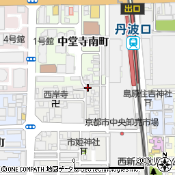 京都府京都市下京区朱雀分木町19周辺の地図