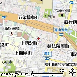 京都府京都市東山区鐘鋳町391-1周辺の地図