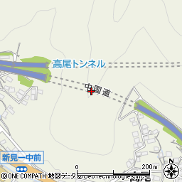 大仁子トンネル周辺の地図