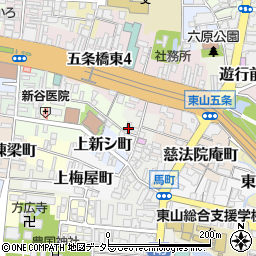京都府京都市東山区鐘鋳町392周辺の地図