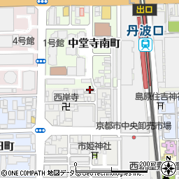 京都府京都市下京区朱雀分木町11周辺の地図