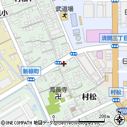 静岡県静岡市清水区村松163-2周辺の地図