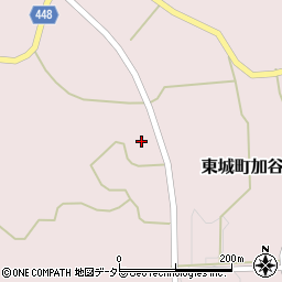 広島県庄原市東城町加谷781周辺の地図