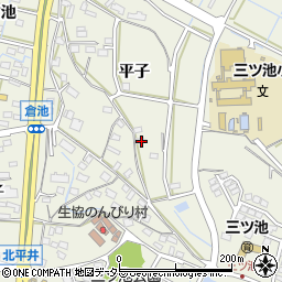 愛知県東海市加木屋町平子28-6周辺の地図