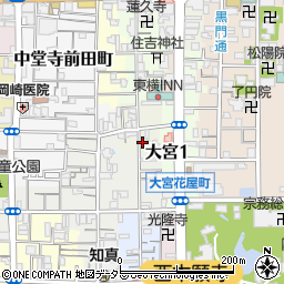 京都府京都市下京区丹波街道町311周辺の地図