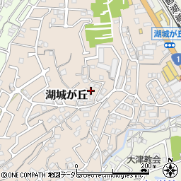 滋賀県大津市湖城が丘13周辺の地図