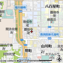 京都府京都市下京区西若松町269周辺の地図