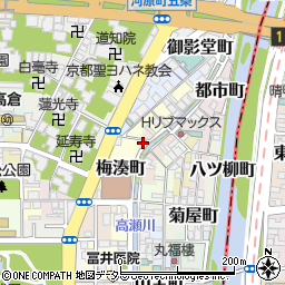 京都府京都市下京区聖真子町周辺の地図