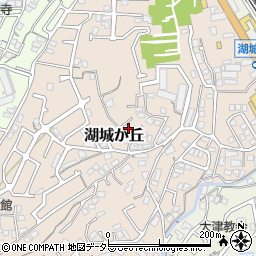 滋賀県大津市湖城が丘13-33周辺の地図