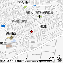 愛知県知多郡東浦町森岡下今池5-89周辺の地図