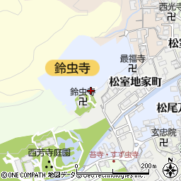 京都府京都市西京区松室地家山32周辺の地図