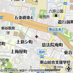 京都府京都市東山区鐘鋳町561-5周辺の地図