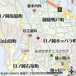 京都府京都市山科区日ノ岡ホッパラ町47周辺の地図
