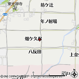 京都府亀岡市曽我部町犬飼（畑ケ久保）周辺の地図