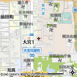 京都府京都市下京区柿本町595-43周辺の地図