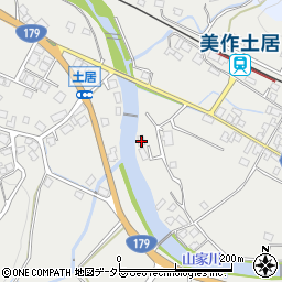 岡山県美作市土居382周辺の地図