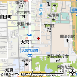 京都府京都市下京区柿本町595-45周辺の地図