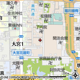 京都府京都市下京区柿本町595-83周辺の地図