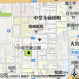 京都府京都市下京区小坂町17周辺の地図