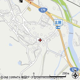 岡山県美作市土居2282-2周辺の地図