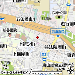 東山区鐘鋳町駐車場(1)周辺の地図