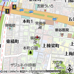 京都府京都市東山区北棟梁町周辺の地図