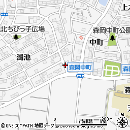 愛知県知多郡東浦町森岡後廻間周辺の地図