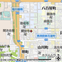 京都府京都市下京区西若松町272周辺の地図