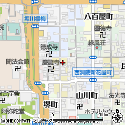 京都府京都市下京区西若松町272周辺の地図