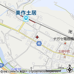 岡山県美作市土居332周辺の地図