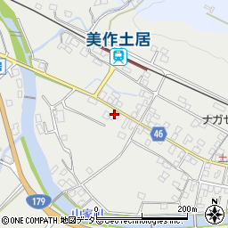 岡山県美作市土居345周辺の地図