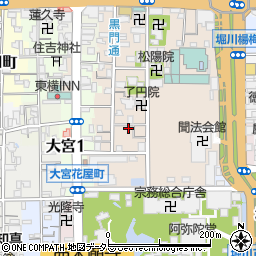 京都府京都市下京区柿本町595-118周辺の地図