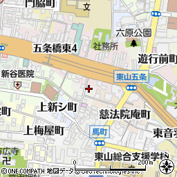京都府京都市東山区鐘鋳町561-2周辺の地図