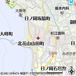 京都府京都市山科区日ノ岡ホッパラ町15-5周辺の地図