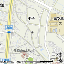 愛知県東海市加木屋町平子28周辺の地図
