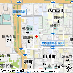 京都府京都市下京区西若松町275周辺の地図