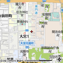 京都府京都市下京区柿本町595-222周辺の地図