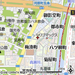 京都府京都市下京区聖真子町82周辺の地図