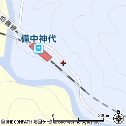 岡山県新見市西方3886-3周辺の地図