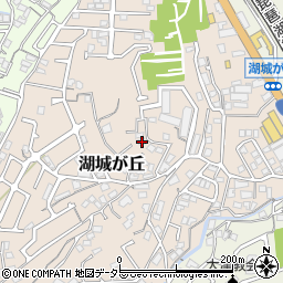 滋賀県大津市湖城が丘13-9周辺の地図