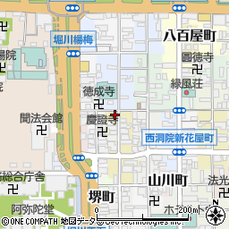 京都府京都市下京区西若松町274周辺の地図