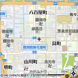 京都府京都市下京区東側町530周辺の地図