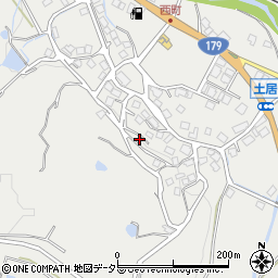 岡山県美作市土居2308周辺の地図