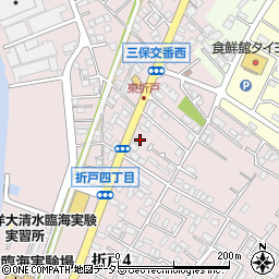 コアエネルギー株式会社　清水三保ＳＳ周辺の地図