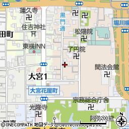 京都府京都市下京区柿本町595-51周辺の地図