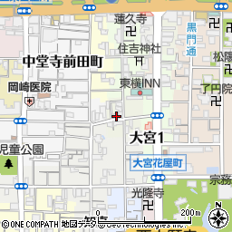 京都府京都市下京区丹波街道町300-2周辺の地図